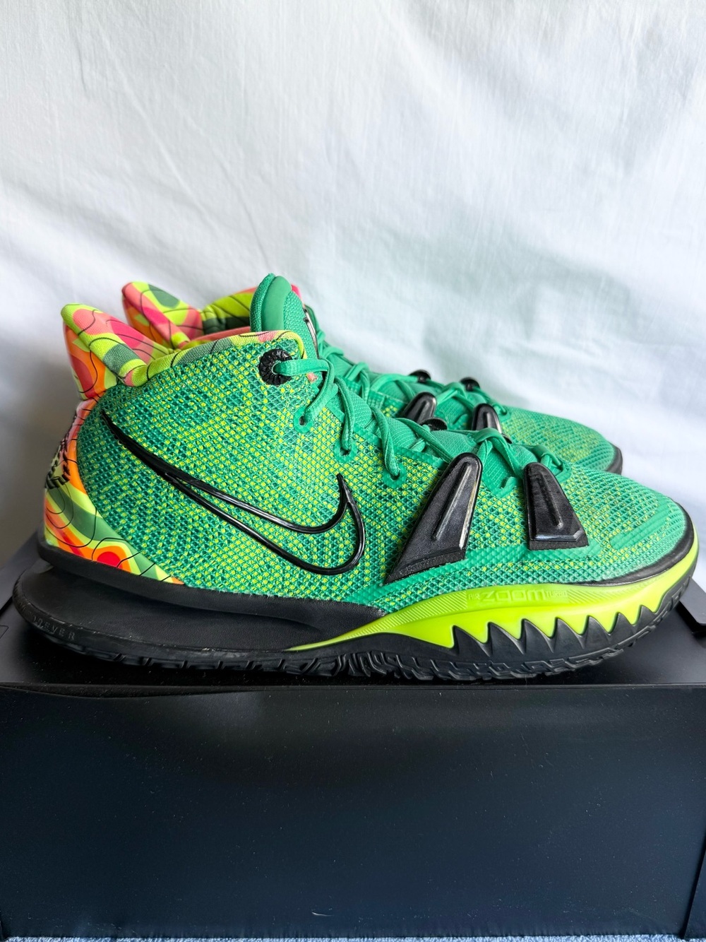 AUTHENTIC Nike Kyrie 7 Ky-D Weatherman size 10 CQ9326-300 2021 PRE-OWNED